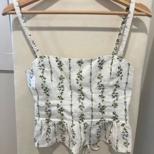 Reformation Linen Top